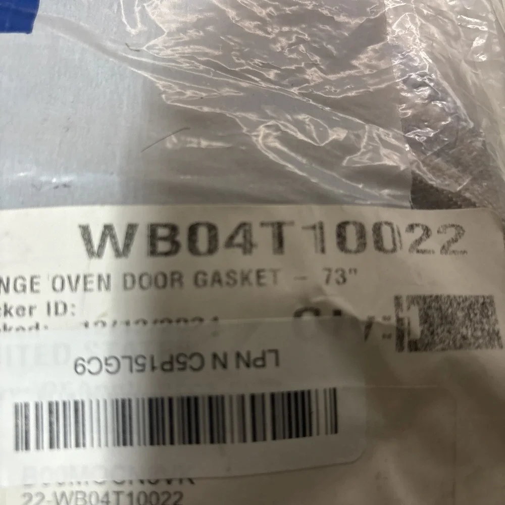 GE Range/Stove/Oven‎ Door Seal WB04T10022